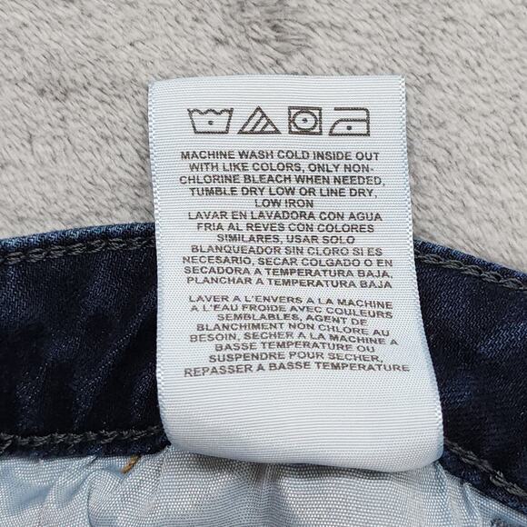 Lee Riders Jeans Womens‎ Size 18L Blue Dark Wash Mid Rise Skinny Jeans Stretch - Picture 7 of 12